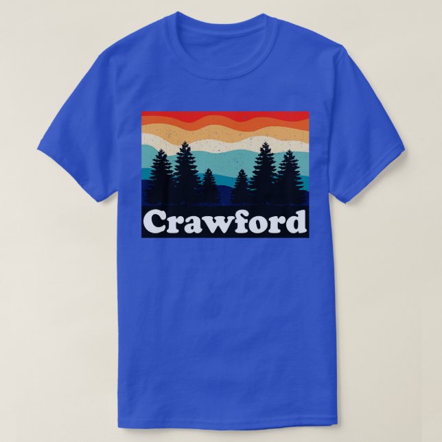 T-shirt Crawford Colorado Retro (Design devant)