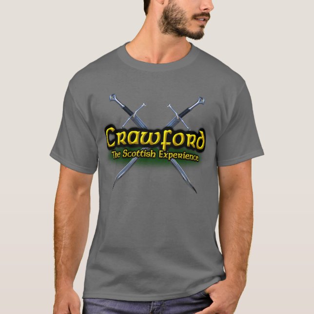 T-shirt Crawford The Scottish Experience Clan (Devant)