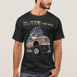 T-shirt Crawling Lifted Square Corps Carré Corps Camion c
