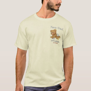 T-shirt Crawling Teddy - Nouveau père du garçon - Personna