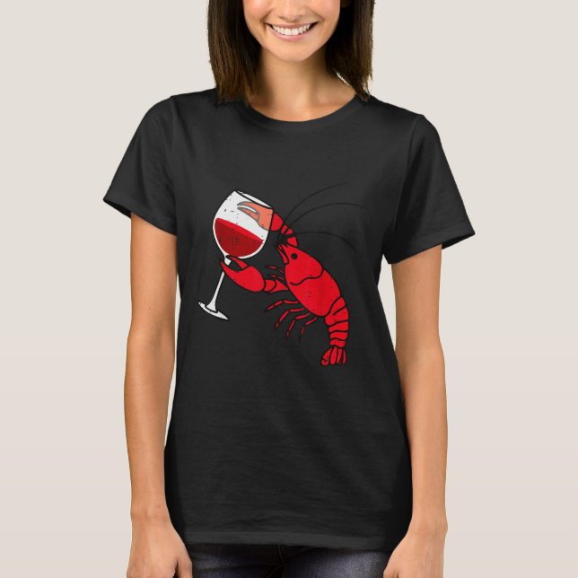 T-shirt Crayfish Boil Party Funny Crawfish Lobster Seafood (Devant)