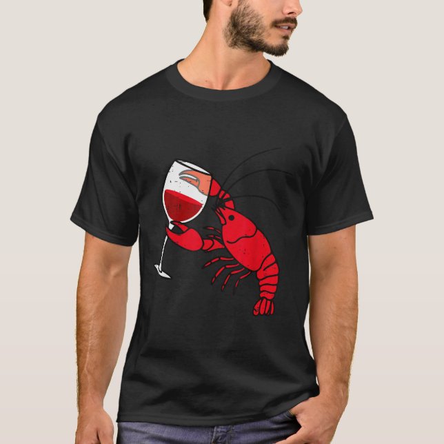 T-shirt Crayfish Boil Party Funny Crawfish Lobster Seafood (Devant)