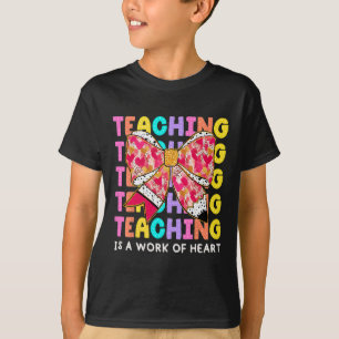 T-shirt Crayon à arc Enseigner est une œuvre du cœur Ensei