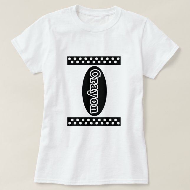 T-shirt Crayon Box Halloween Costume Choisir N'Importe Que (Design devant)