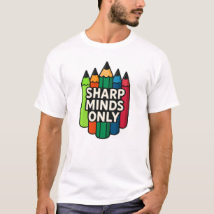T-shirt Crayon coloré uniquement