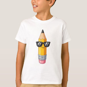 T-shirt Crayon Cool avec des Lunettes de Soleil Enfants