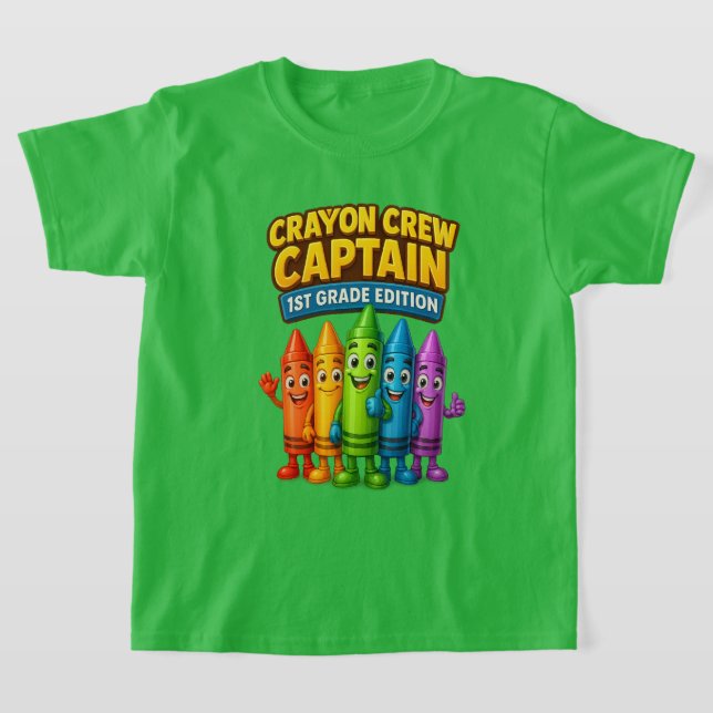 T-shirt Crayon Crew Capitaine 1ère classe Tee (Poser)