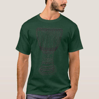 T-shirt Crayon Djembe dessiné