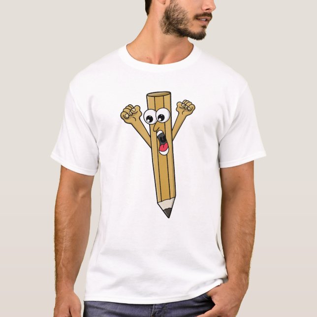 T-shirt Crayon effrayé (Devant)