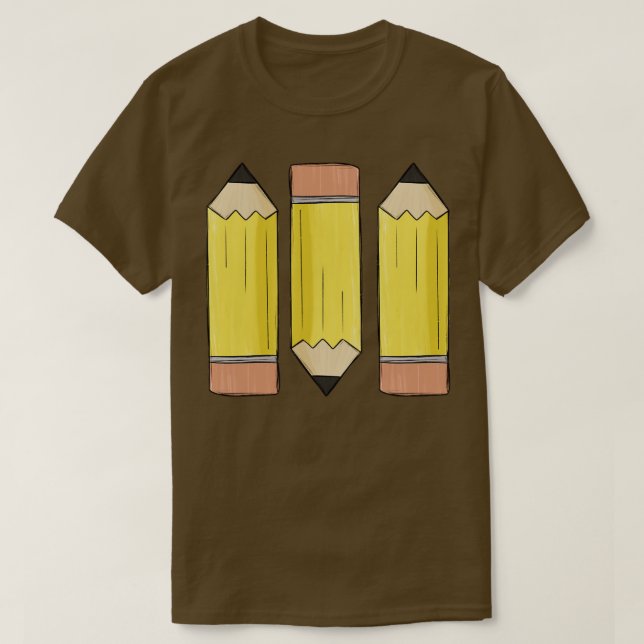 T-shirt crayon mignon (Design devant)