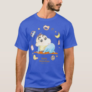 T-shirt Crayon Shin-chan Baby Shin-chan crawling Premium
