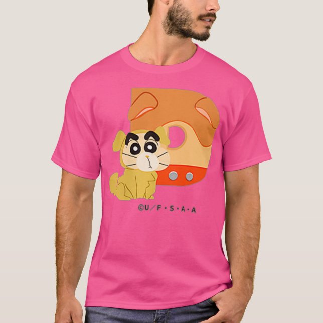 T-shirt Crayon Shin-chan FUN STUDY A to Z D one (Devant)