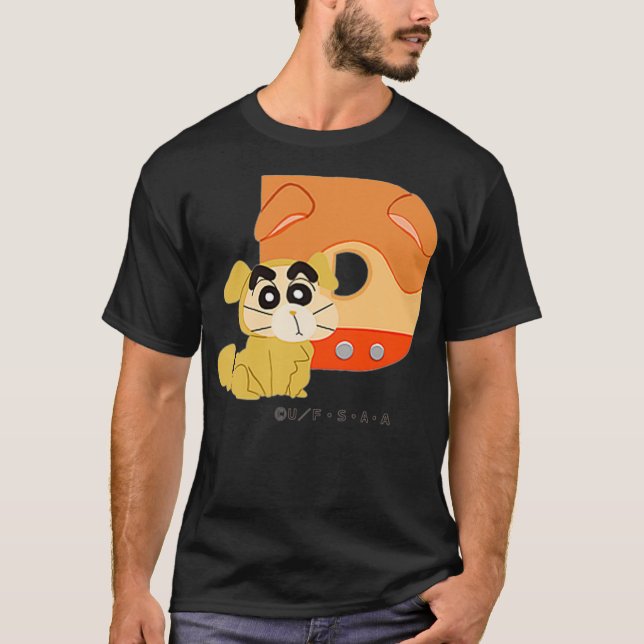 T-shirt Crayon Shin-chan FUN STUDY A to Z D one (Devant)
