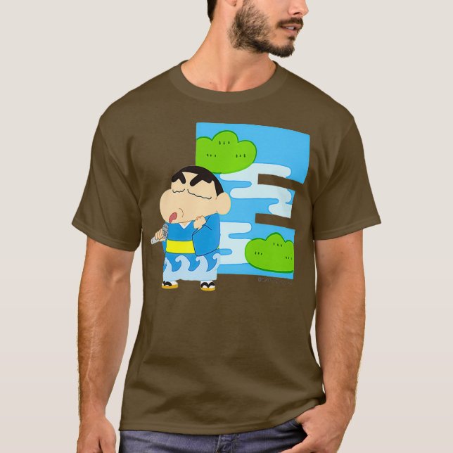 T-shirt Crayon Shin-chan FUN STUDY A to Z E Premium (Devant)