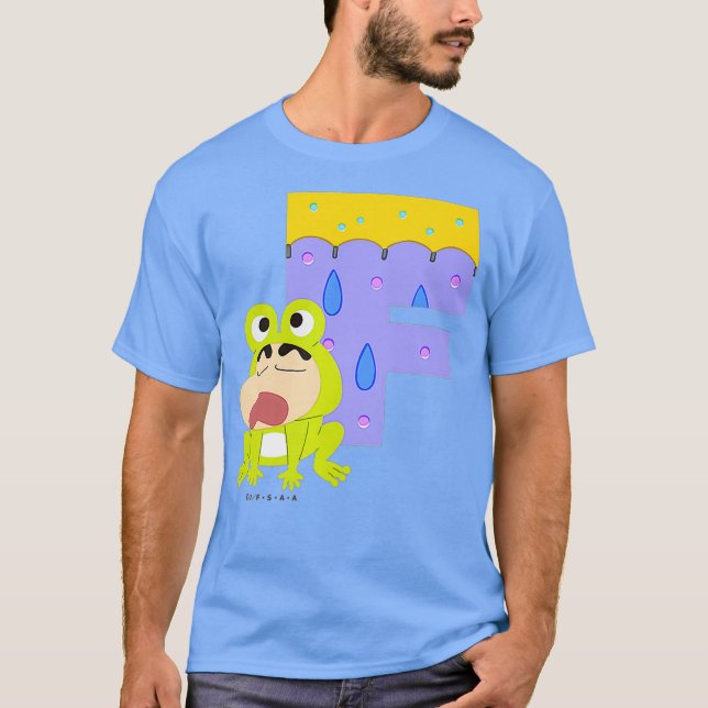 T-shirt Crayon Shin-chan FUN STUDY A to Z F Premium (Devant)