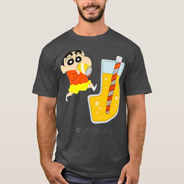T-shirt Crayon Shin-chan FUN STUDY A to Z J one (Devant)