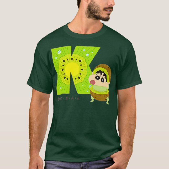 T-shirt Crayon Shin-chan FUN STUDY A to Z K one (Devant)