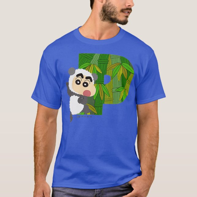 T-shirt Crayon Shin-chan FUN STUDY A to Z P Premium (Devant)