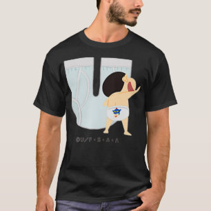 T-shirt Crayon Shin-chan FUN STUDY A to Z U one