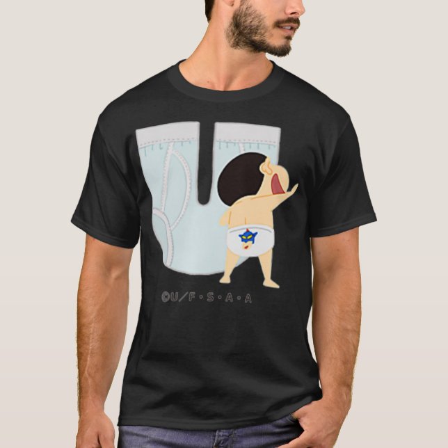 T-shirt Crayon Shin-chan FUN STUDY A to Z U one (Devant)