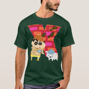 T-shirt Crayon Shin-chan FUN STUDY A to Z X Premium