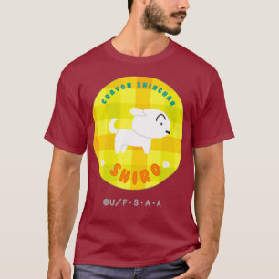T-shirt Crayon Shin-chan happyShiro En vichy vérifier