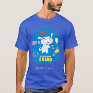 T-shirt Crayon Shin-chan heureux Shiro habiller Shiro un