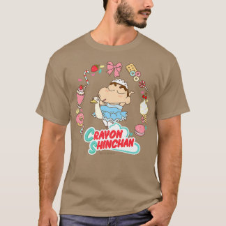 T-shirt Crayon Shin-chan Shin-chan et Swan