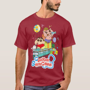 T-shirt Crayon Shin-chan Shin-chan et temps de la fête de