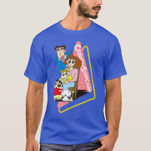 T-shirt Crayon Shin-chan tous les membres du Nohara