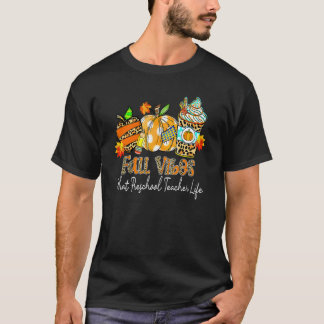 T-shirt Crayon Thèmes d'Automne et Vie de Professeur de Ma