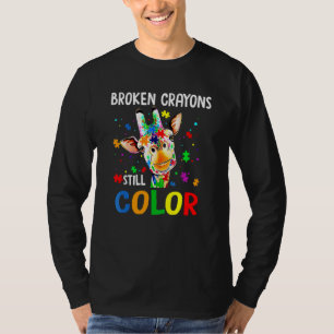 T-shirt Crayons brisés Toujours Conscience des couleurs Mo