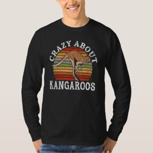 T-shirt Crazy About Kangaroos Wildlife Animal Australia