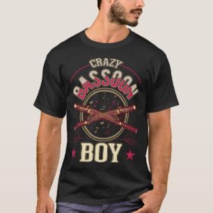 T-shirt Crazy Bassoon Boy Bassoonist
