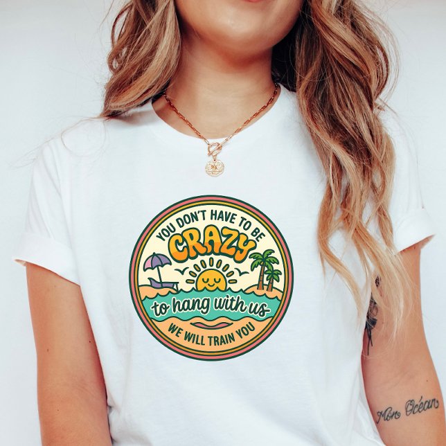 T-shirt Crazy Beach Crew Retro (Créateur téléchargé)