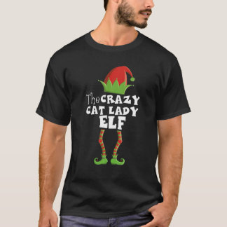 T-shirt CRAZY CAT LADY Xmas Pajama