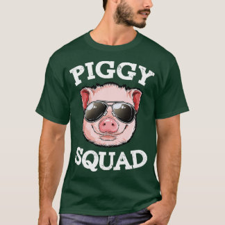 T-shirt Crazy Cochon Lady T Funny Pigs Agricole Volaille G