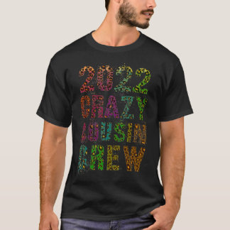 T-shirt CRAZY COUSIN CREW 2022 Leopard Print Funny Mawmaw 