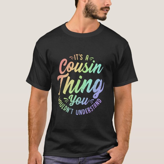 T-shirt Crazy Cousin Thing Matching Group Family Crew Reun (Devant)