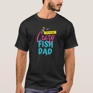 T-shirt Crazy Fish Papa - Aquariophile Aquarium Récif Cora