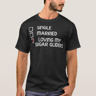 T-shirt Crazy Gliders maman célibataire marié animal amour