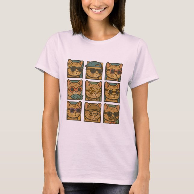 T-shirt Crazy Kitty Club (Devant)