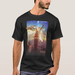 T-shirt Crazy Kitty Kong, chat drôle et mignon par Zany Br