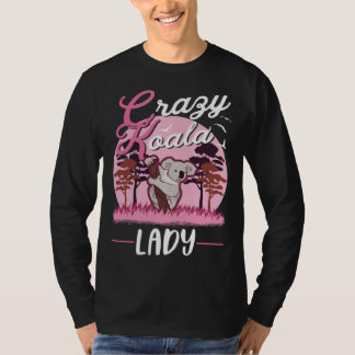 T-shirt Crazy Koala lady Koala Girl