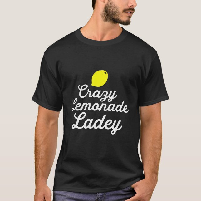 T-shirt Crazy Lemonade Lady Summer Boire Citron Juicy Summ (Devant)
