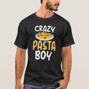 T-shirt Crazy Pasta Garçon Humoristique Pour Les Garçons I