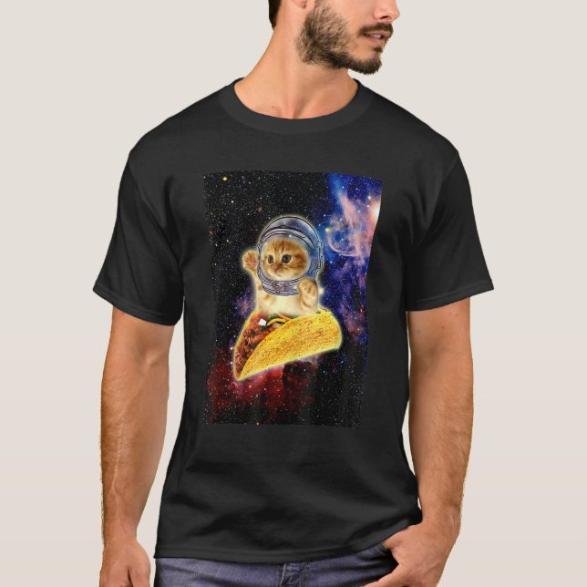 T-shirt Crazy Space Taco Cat (Devant)