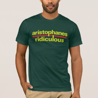 T-shirt CRAZYFISH Aristophanes ridicule