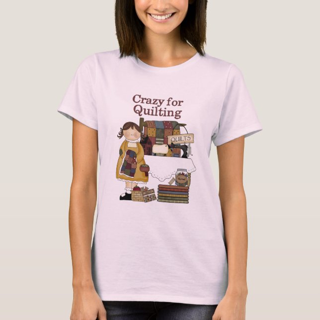 T-shirt crazyforquilting (Devant)