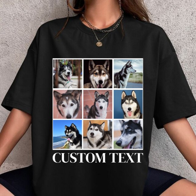 T-shirt create your own Dog Pet Photo Animal custom 90s (Créateur téléchargé)